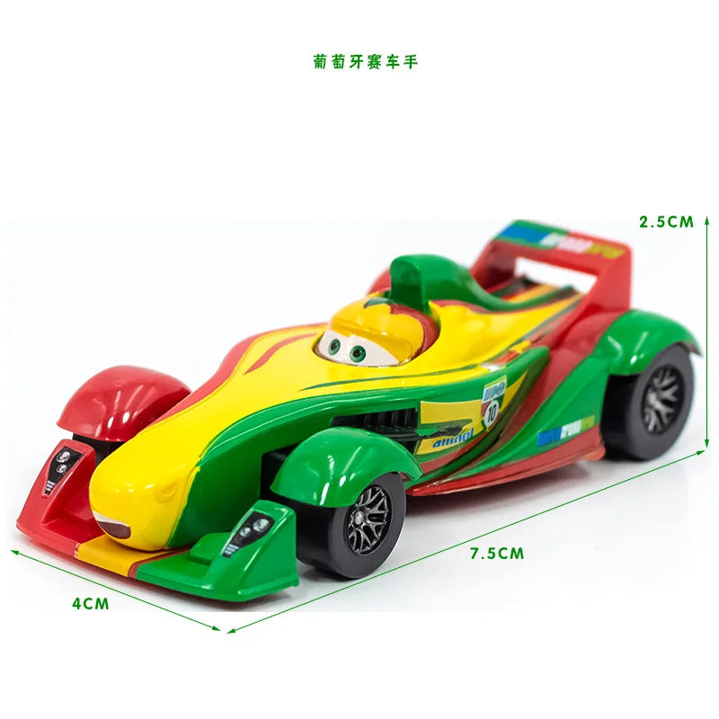 6 Style Cars Mr.Drippy Mel Dorado Darth Mater Diecast Metal Car Model Children Educational Toys