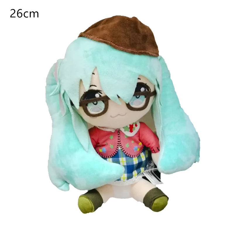 25-32cm Japanese Anime Plush Stuffed Toy Hatsune Miku Plush Doll Soft Pillow Future Doll Cute Christmas Gift for Children