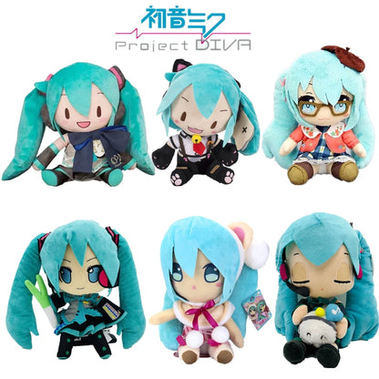 25-32cm Japanese Anime Plush Stuffed Toy Hatsune Miku Plush Doll Soft Pillow Future Doll Cute Christmas Gift for Children