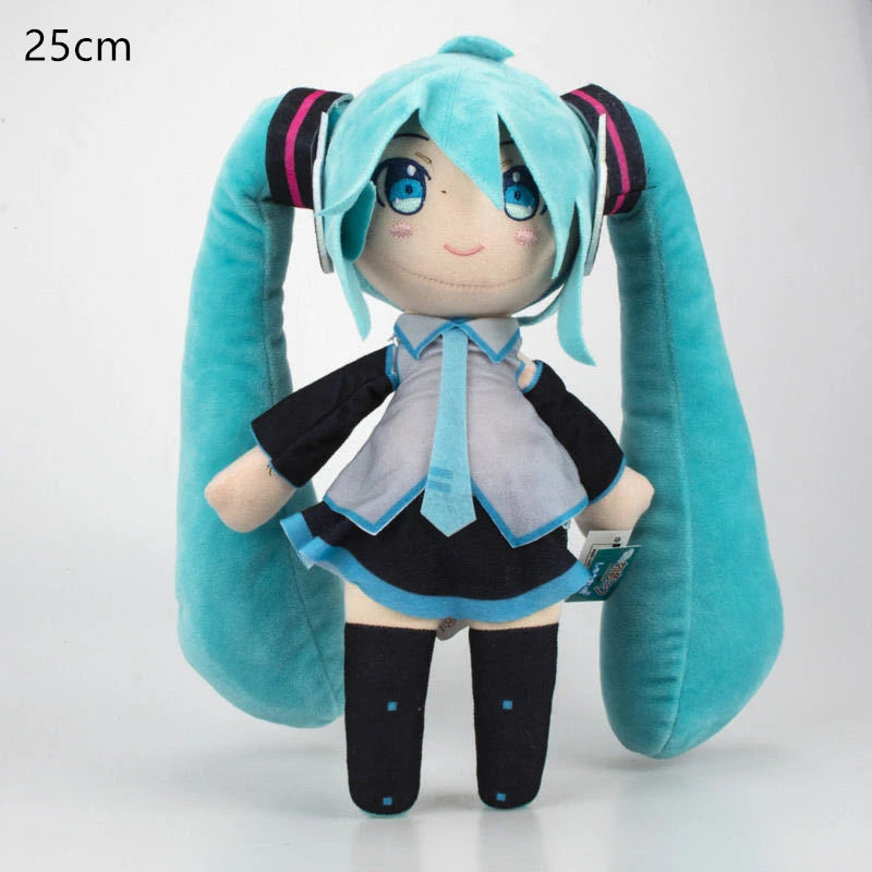 25-32cm Japanese Anime Plush Stuffed Toy Hatsune Miku Plush Doll Soft Pillow Future Doll Cute Christmas Gift for Children