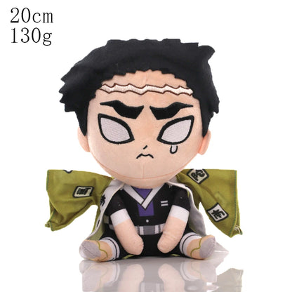 15-25cm Demon Slayer Dragon Ball Cartoon Plush Toy Goku Kamado Nezuko Vegeta Stuffed Pendant keychain Birthday present for child