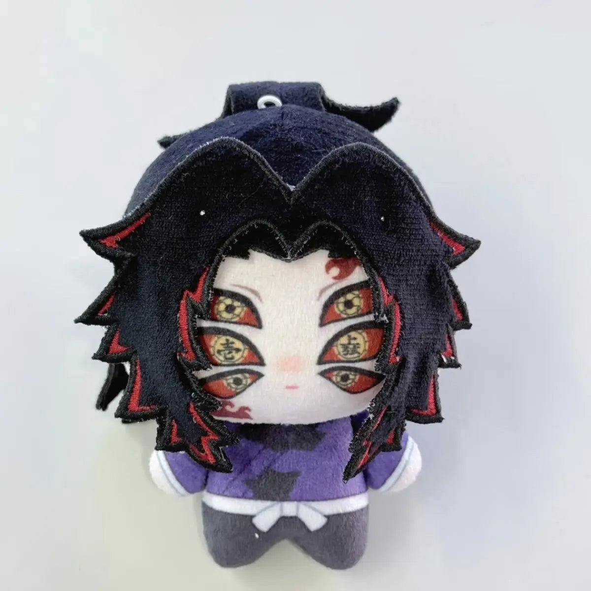 10cm ‌Demon Slayer Kimetsu no Yaiba Kokushibo Plush Doll Pendant Douma Cosplay Stuffed Toy For Anime Fans