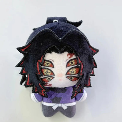 10cm ‌Demon Slayer Kimetsu no Yaiba Kokushibo Plush Doll Pendant Douma Cosplay Stuffed Toy For Anime Fans