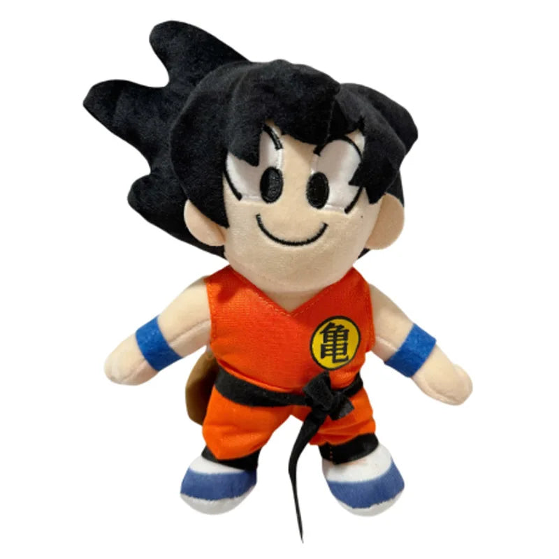 15-25cm Demon Slayer Dragon Ball Cartoon Plush Toy Goku Kamado Nezuko Vegeta Stuffed Pendant keychain Birthday present for child