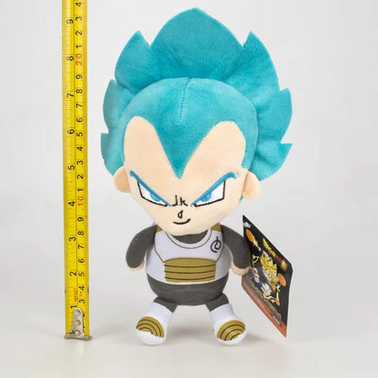 15-25cm Demon Slayer Dragon Ball Cartoon Plush Toy Goku Kamado Nezuko Vegeta Stuffed Pendant keychain Birthday present for child