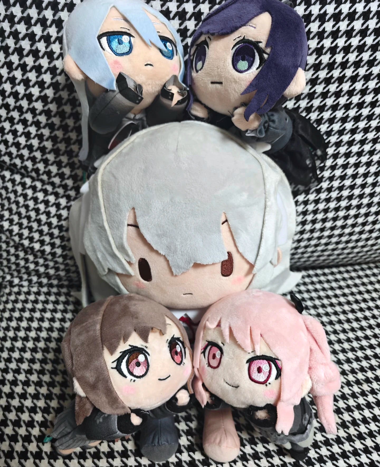 15cm PJSK Kawaii Plush Toys Doll Akiyama Mizuki Project Sekai Yoisaki Kanade Cute Stuffed Plushie Pendant Birthday Gifts