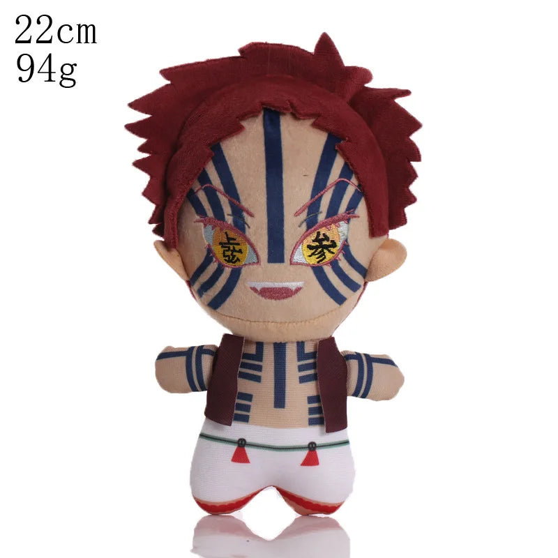 15-25cm Demon Slayer Dragon Ball Cartoon Plush Toy Goku Kamado Nezuko Vegeta Stuffed Pendant keychain Birthday present for child