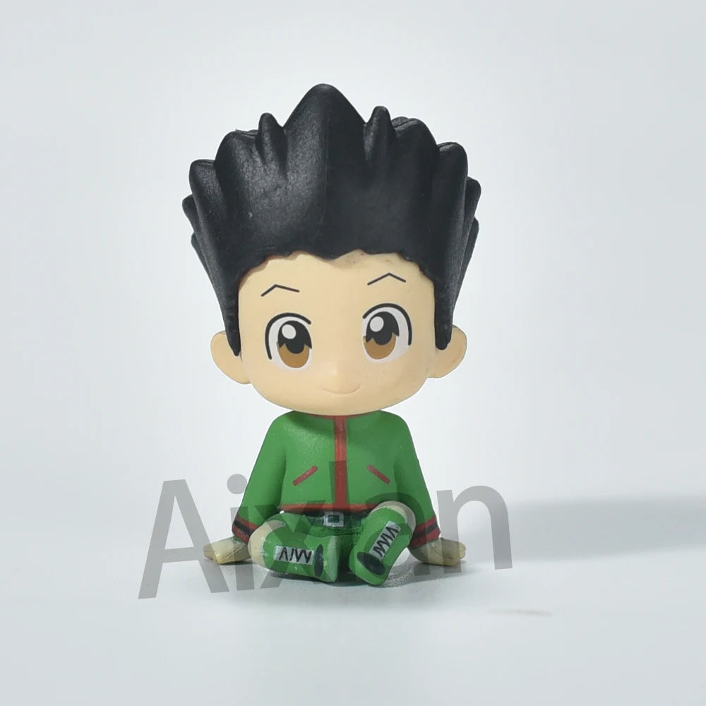 Aixlan GON FREECSS Figure 4PCS SET Q Version HUNTER X HUNTER PVC Action Figure Amine Christmas Gift Collectible Figurine