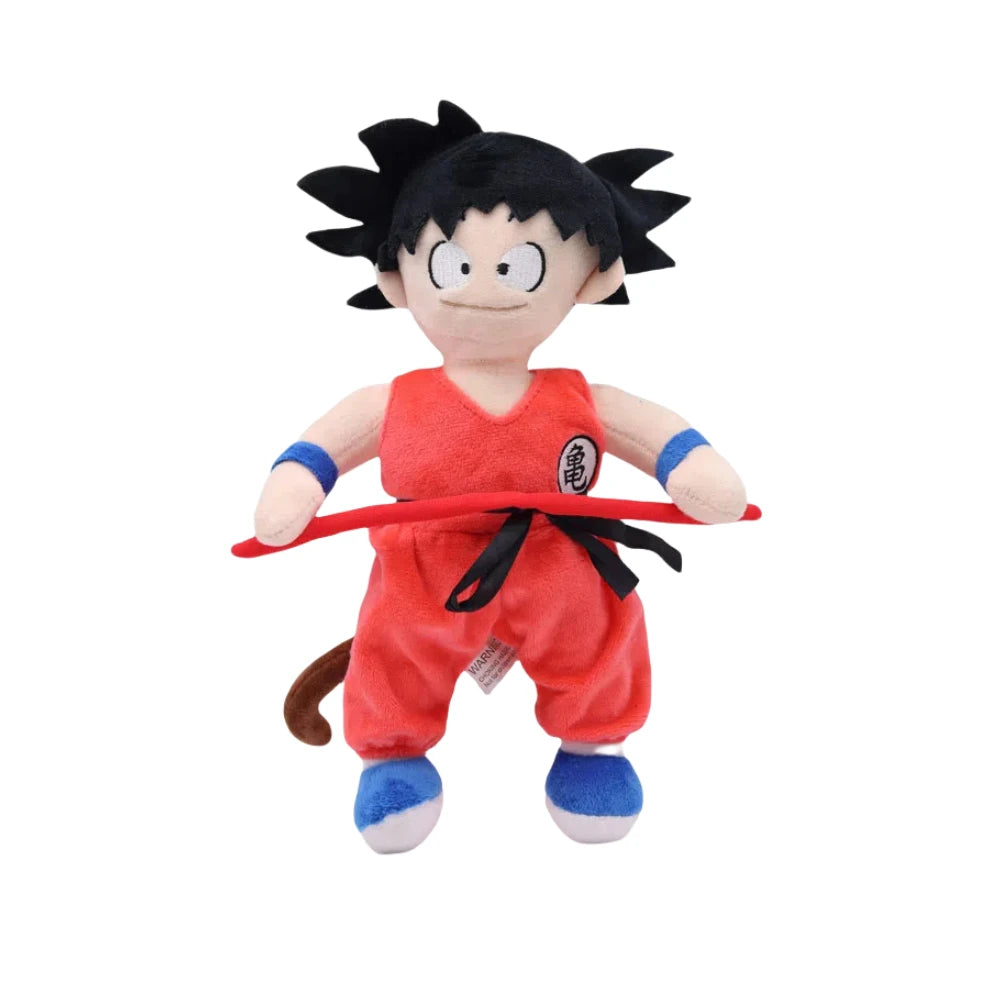 15-25cm Demon Slayer Dragon Ball Cartoon Plush Toy Goku Kamado Nezuko Vegeta Stuffed Pendant keychain Birthday present for child