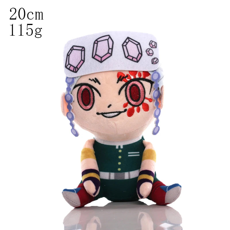 15-25cm Demon Slayer Dragon Ball Cartoon Plush Toy Goku Kamado Nezuko Vegeta Stuffed Pendant keychain Birthday present for child