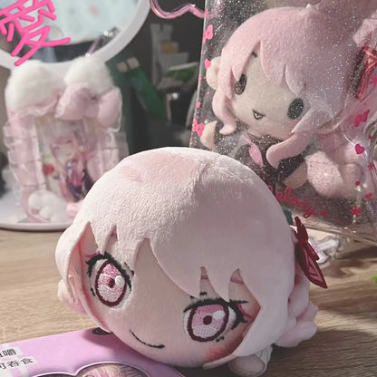 15cm PJSK Kawaii Plush Toys Doll Akiyama Mizuki Project Sekai Yoisaki Kanade Cute Stuffed Plushie Pendant Birthday Gifts