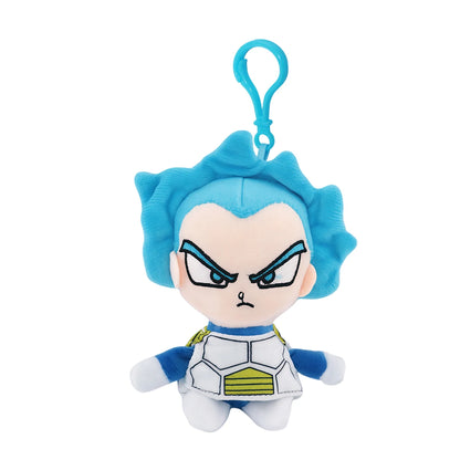 15-25cm Demon Slayer Dragon Ball Cartoon Plush Toy Goku Kamado Nezuko Vegeta Stuffed Pendant keychain Birthday present for child