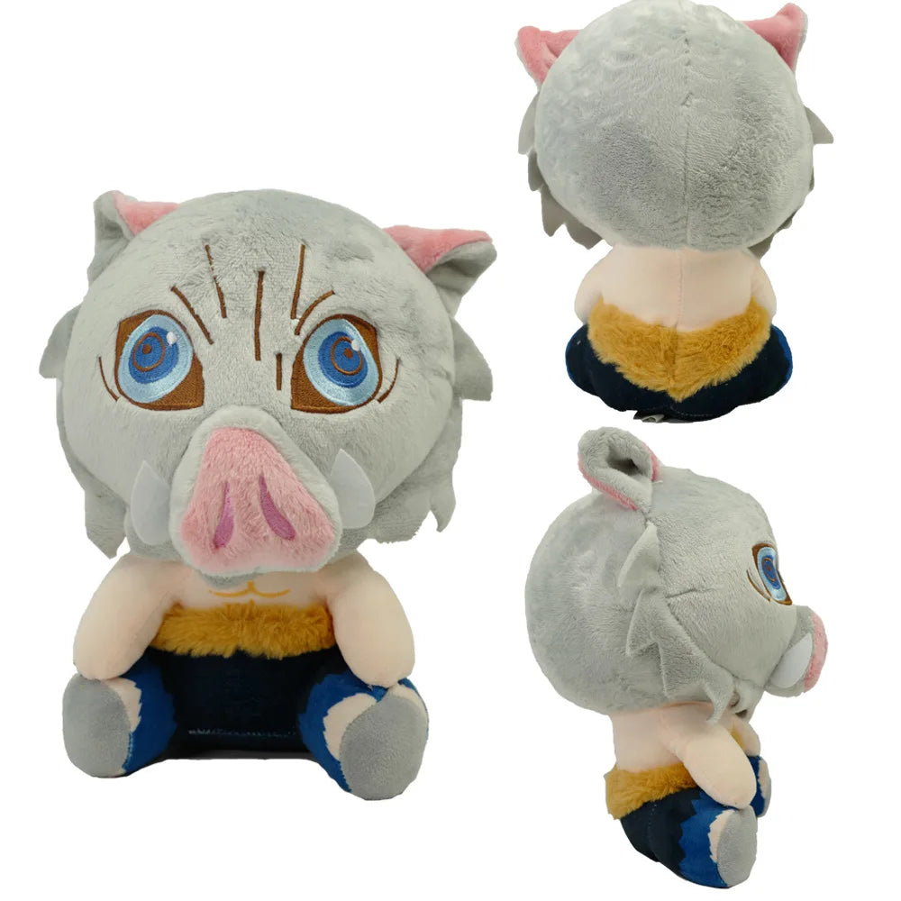 Demon Slayer Plush Toys Anime Kamado Tanjirou Hashibira Inosuke Tomioka Giyuu Rengoku Kyoujurou Kochou Shinobu Agatsuma Zenitsu