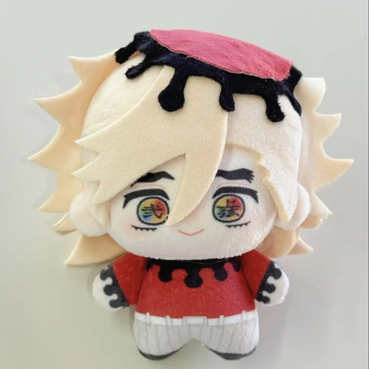10cm ‌Demon Slayer Kimetsu no Yaiba Kokushibo Plush Doll Pendant Douma Cosplay Stuffed Toy For Anime Fans