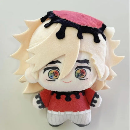 10cm ‌Demon Slayer Kimetsu no Yaiba Kokushibo Plush Doll Pendant Douma Cosplay Stuffed Toy For Anime Fans