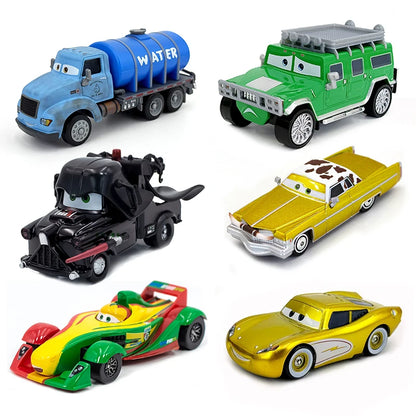 6 Style Cars Mr.Drippy Mel Dorado Darth Mater Diecast Metal Car Model Children Educational Toys