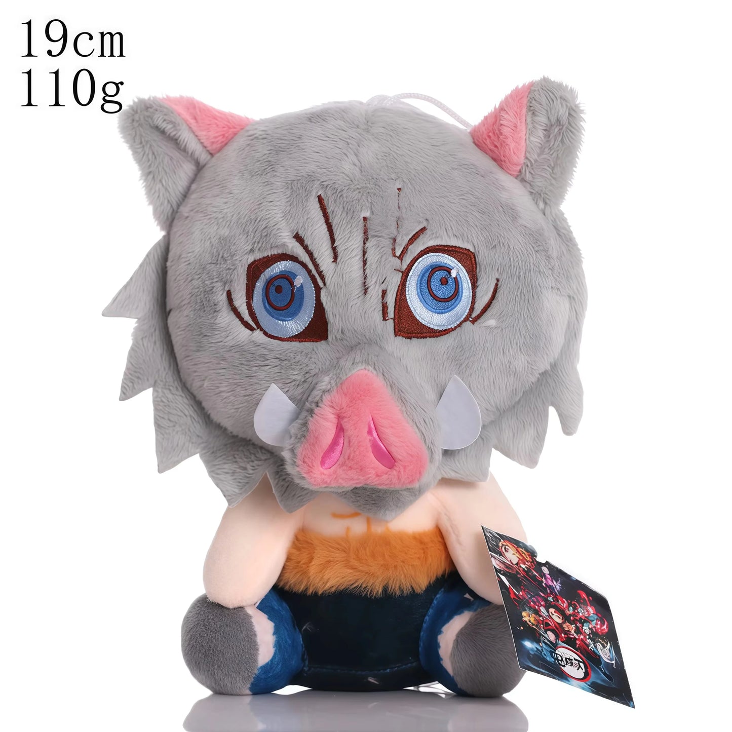 15-25cm Demon Slayer Dragon Ball Cartoon Plush Toy Goku Kamado Nezuko Vegeta Stuffed Pendant keychain Birthday present for child