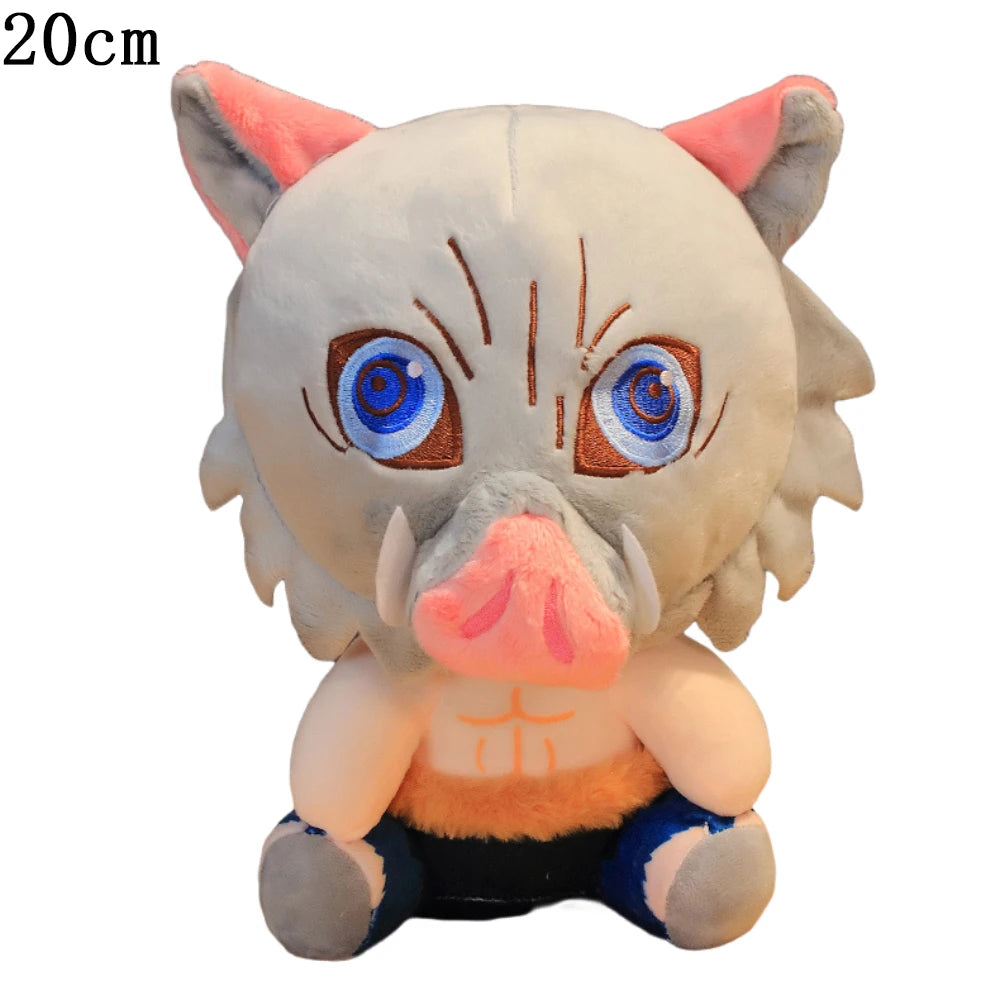 Demon Slayer Plush Toys Anime Kamado Tanjirou Hashibira Inosuke Tomioka Giyuu Rengoku Kyoujurou Kochou Shinobu Agatsuma Zenitsu