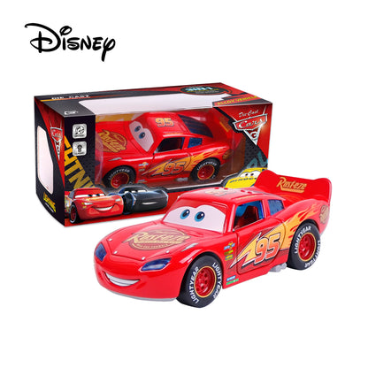 Disney Toy Story 3 Model Car Lightning Mcqueen Metal Diecast With Lights Inertial Pull-Back Wheel Spit Out Your Tongue Cars Toys