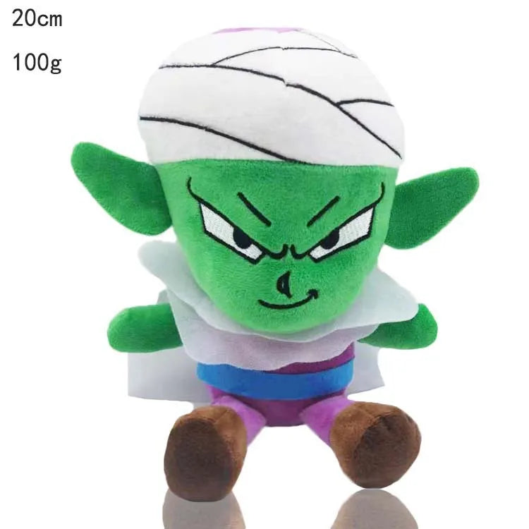 15-25cm Demon Slayer Dragon Ball Cartoon Plush Toy Goku Kamado Nezuko Vegeta Stuffed Pendant keychain Birthday present for child