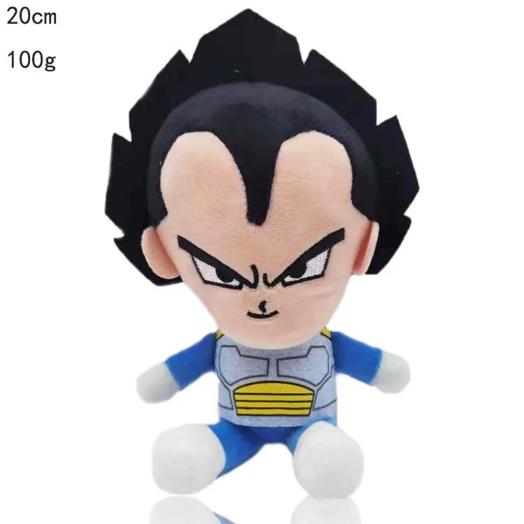 15-25cm Demon Slayer Dragon Ball Cartoon Plush Toy Goku Kamado Nezuko Vegeta Stuffed Pendant keychain Birthday present for child