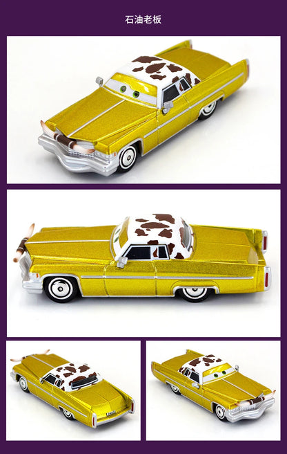 6 Style Cars Mr.Drippy Mel Dorado Darth Mater Diecast Metal Car Model Children Educational Toys