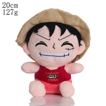 15-25cm Demon Slayer Dragon Ball Cartoon Plush Toy Goku Kamado Nezuko Vegeta Stuffed Pendant keychain Birthday present for child