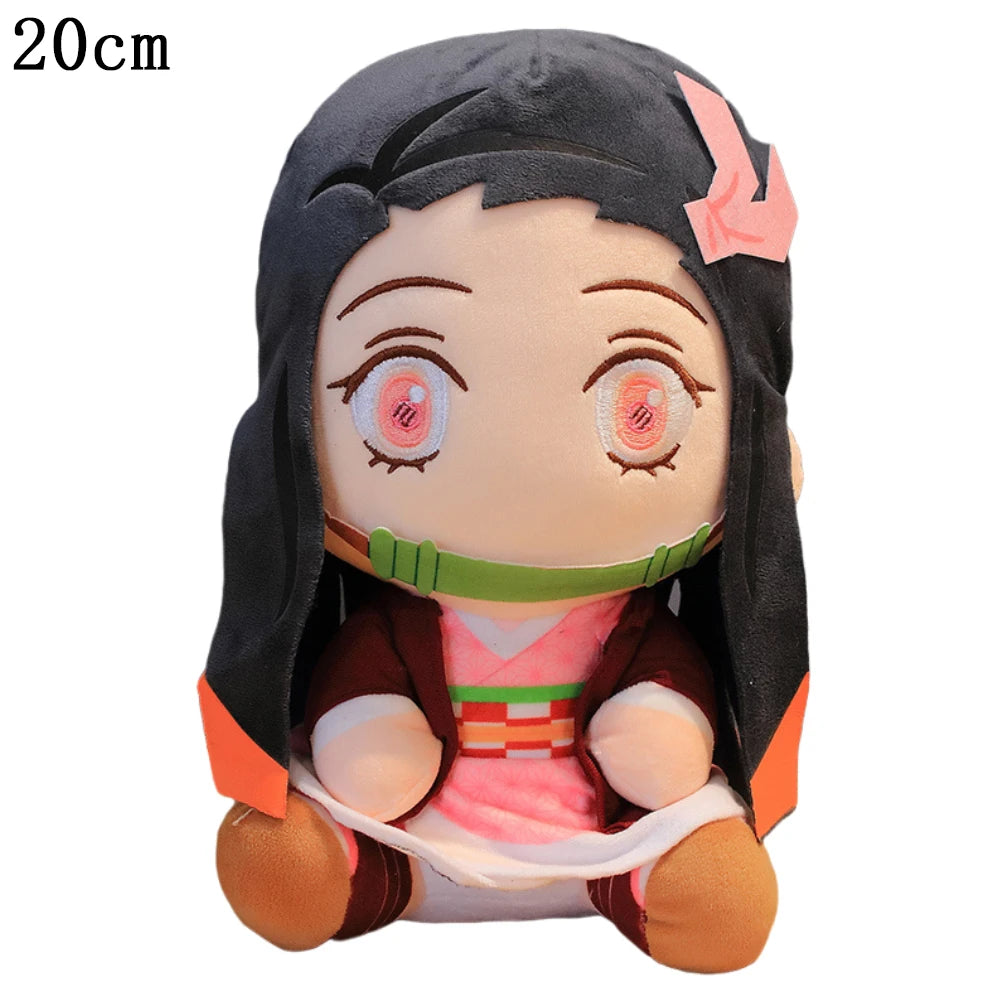 Demon Slayer Plush Toys Anime Kamado Tanjirou Hashibira Inosuke Tomioka Giyuu Rengoku Kyoujurou Kochou Shinobu Agatsuma Zenitsu