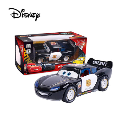 Disney Toy Story 3 Model Car Lightning Mcqueen Metal Diecast With Lights Inertial Pull-Back Wheel Spit Out Your Tongue Cars Toys