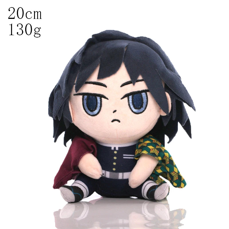15-25cm Demon Slayer Dragon Ball Cartoon Plush Toy Goku Kamado Nezuko Vegeta Stuffed Pendant keychain Birthday present for child