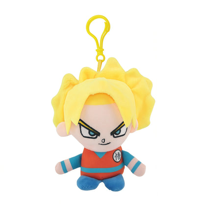 15-25cm Demon Slayer Dragon Ball Cartoon Plush Toy Goku Kamado Nezuko Vegeta Stuffed Pendant keychain Birthday present for child