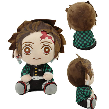 Demon Slayer Plush Toys Anime Kamado Tanjirou Hashibira Inosuke Tomioka Giyuu Rengoku Kyoujurou Kochou Shinobu Agatsuma Zenitsu