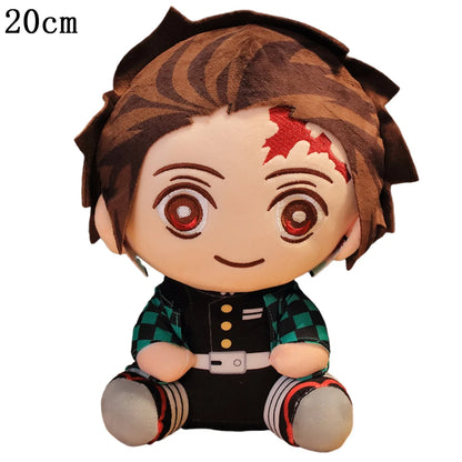 Demon Slayer Plush Toys Anime Kamado Tanjirou Hashibira Inosuke Tomioka Giyuu Rengoku Kyoujurou Kochou Shinobu Agatsuma Zenitsu